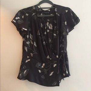 Zara Silky Wrap top